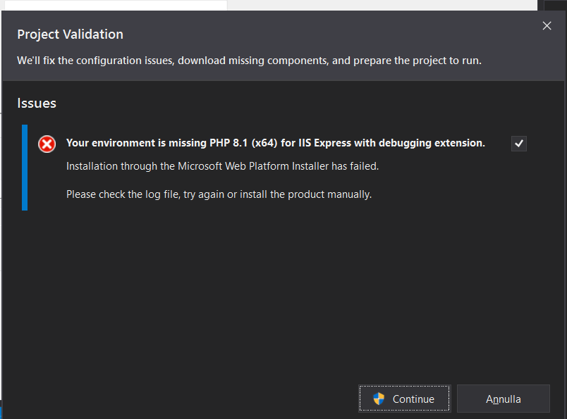 Updating XDebug via PHP Tools suddenly fails in VS 2022 - PHP Tools ...
