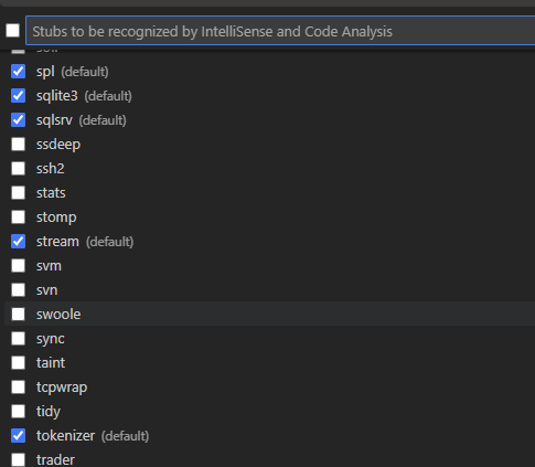Add support for Swoole and PHP ZMQ - PHP Tools Community Forum | DEVSENSE