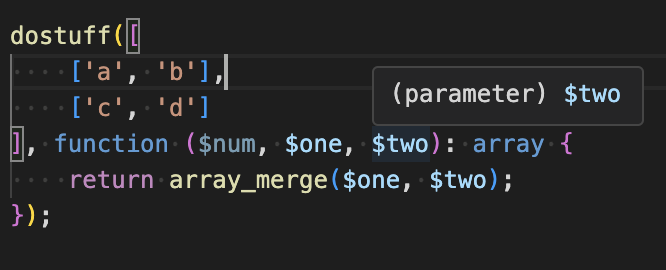 callable variadic types are incorrect - PHP Tools Community Forum ...