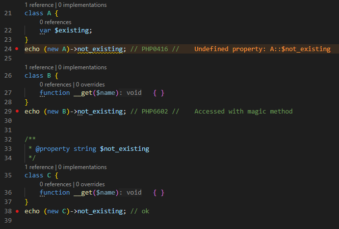 Warning for dynamic properties - PHP Tools Community Forum | DEVSENSE